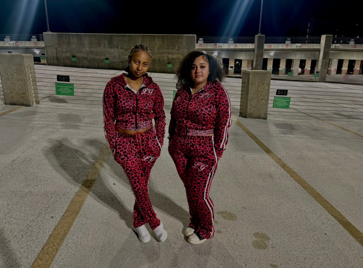 Cheetah print sets girls